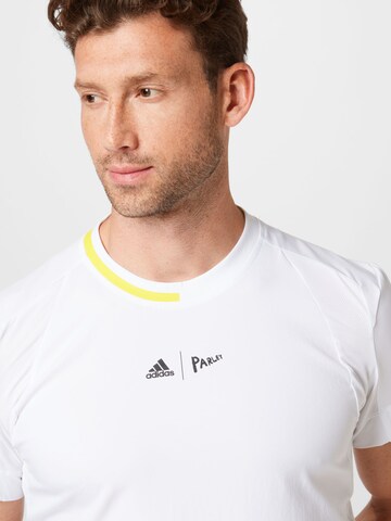 ADIDAS SPORTSWEARTehnička sportska majica 'London' - bijela boja