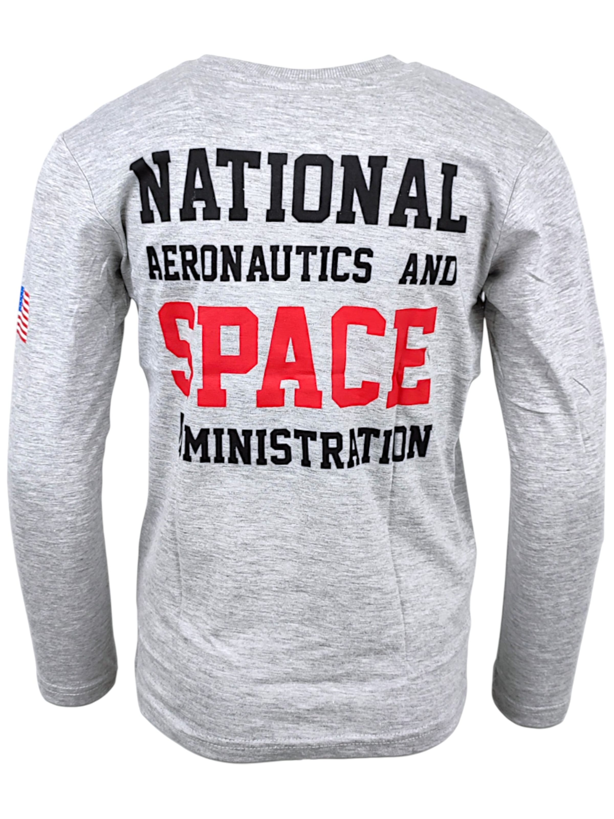 NASA Shirt 'NASA' in Grey