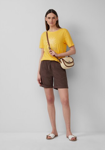 T-shirt s.Oliver en jaune