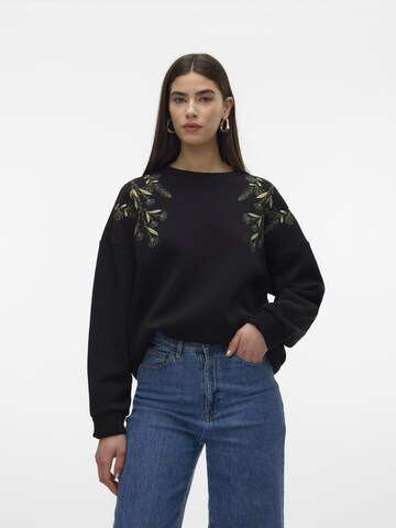 VERO MODA Sweatshirt 'IVY' in Black: front
