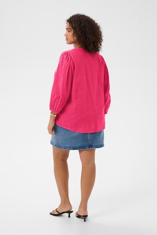 KAFFE CURVE - Blusa en rosa