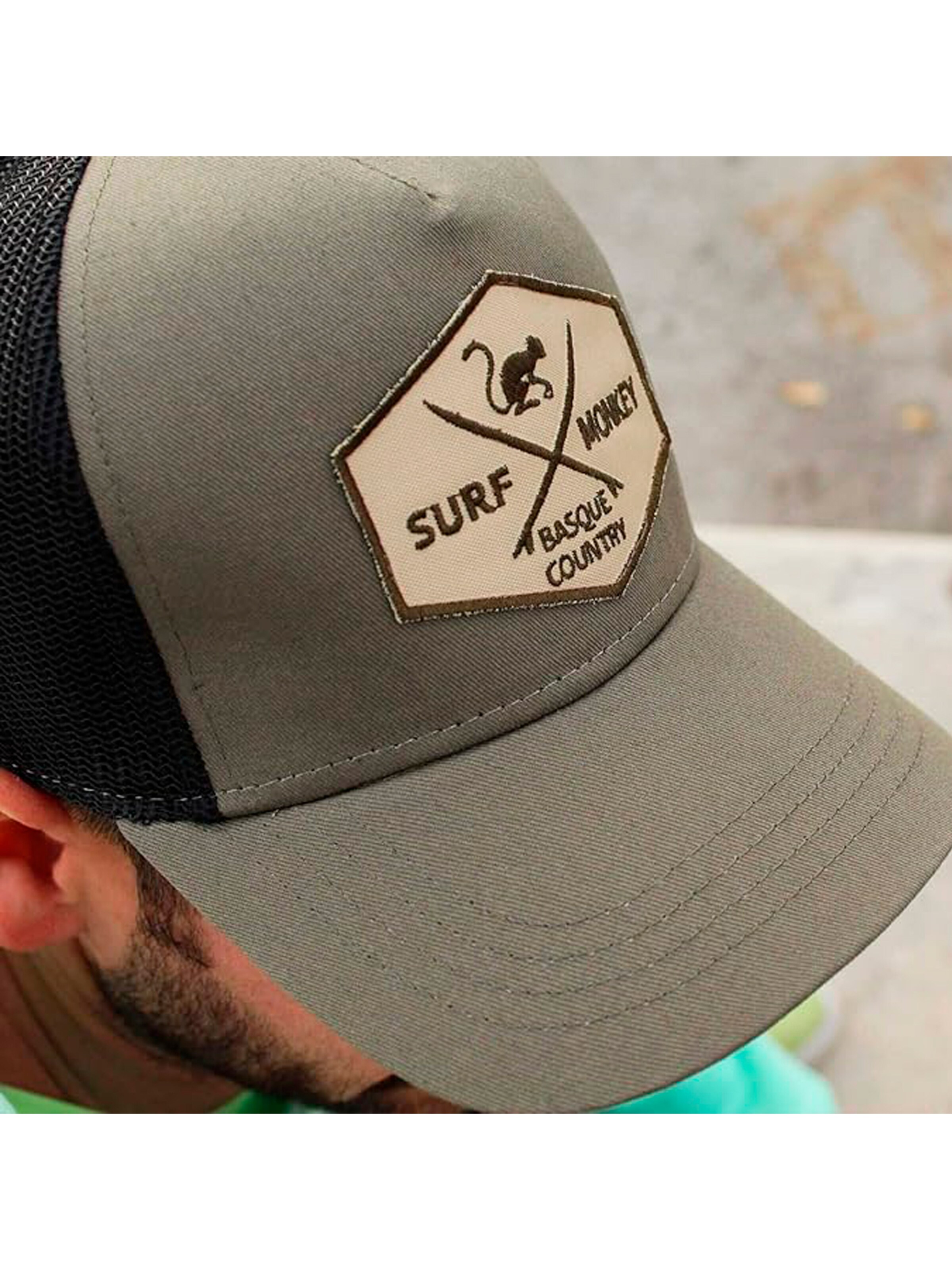 Surf Monkey - Gorra deportiva en verde