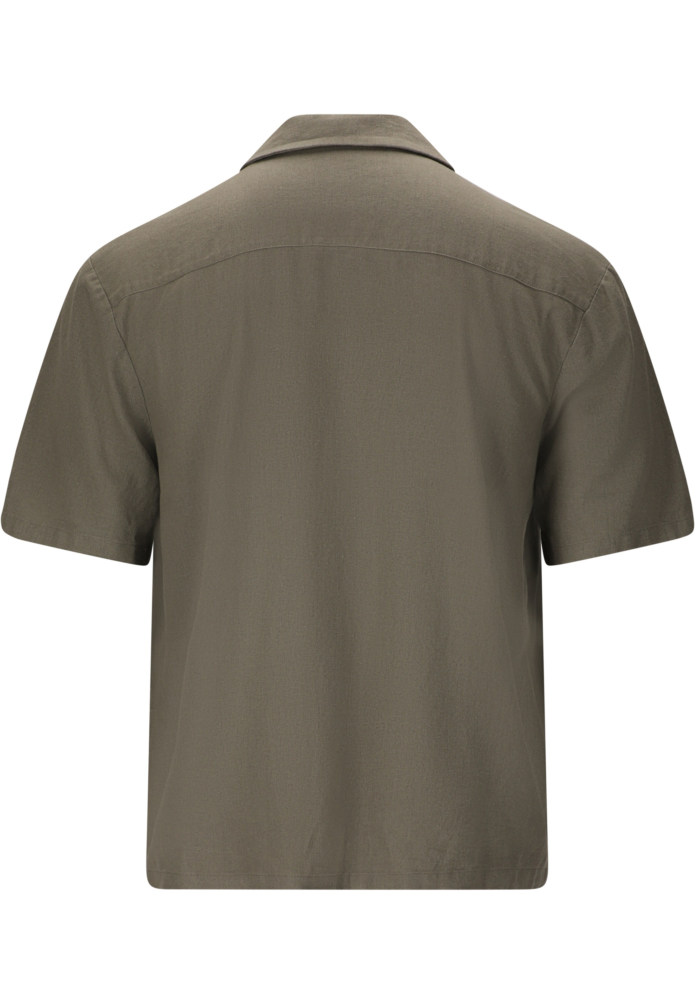 NOU Regular fit Button Up Shirt 'Dalan' in Brown