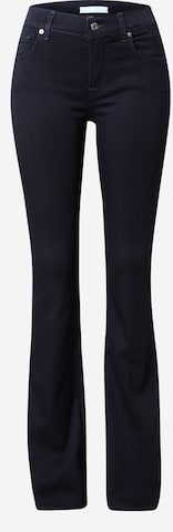 7 for all mankindBootcut/trapezice Traperice - plava boja: prednji dio