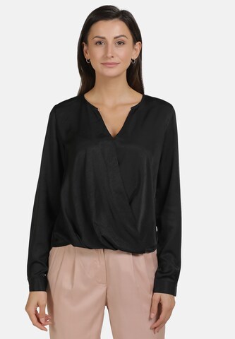 usha WHITE LABEL Blouse in Zwart: voorkant