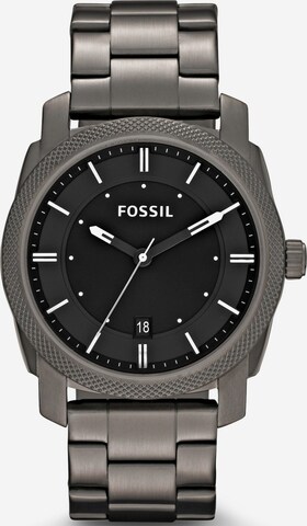 FOSSIL Analog klocka 'Machine' i grå: framsida