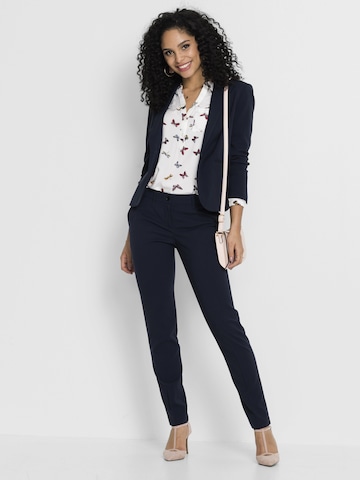 bonprix Slimfit Hose in Blau
