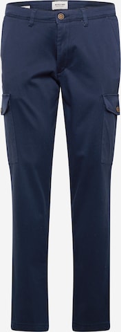 JACK & JONES Cargo Pants 'OLLIE BOWIE' in Blue: front