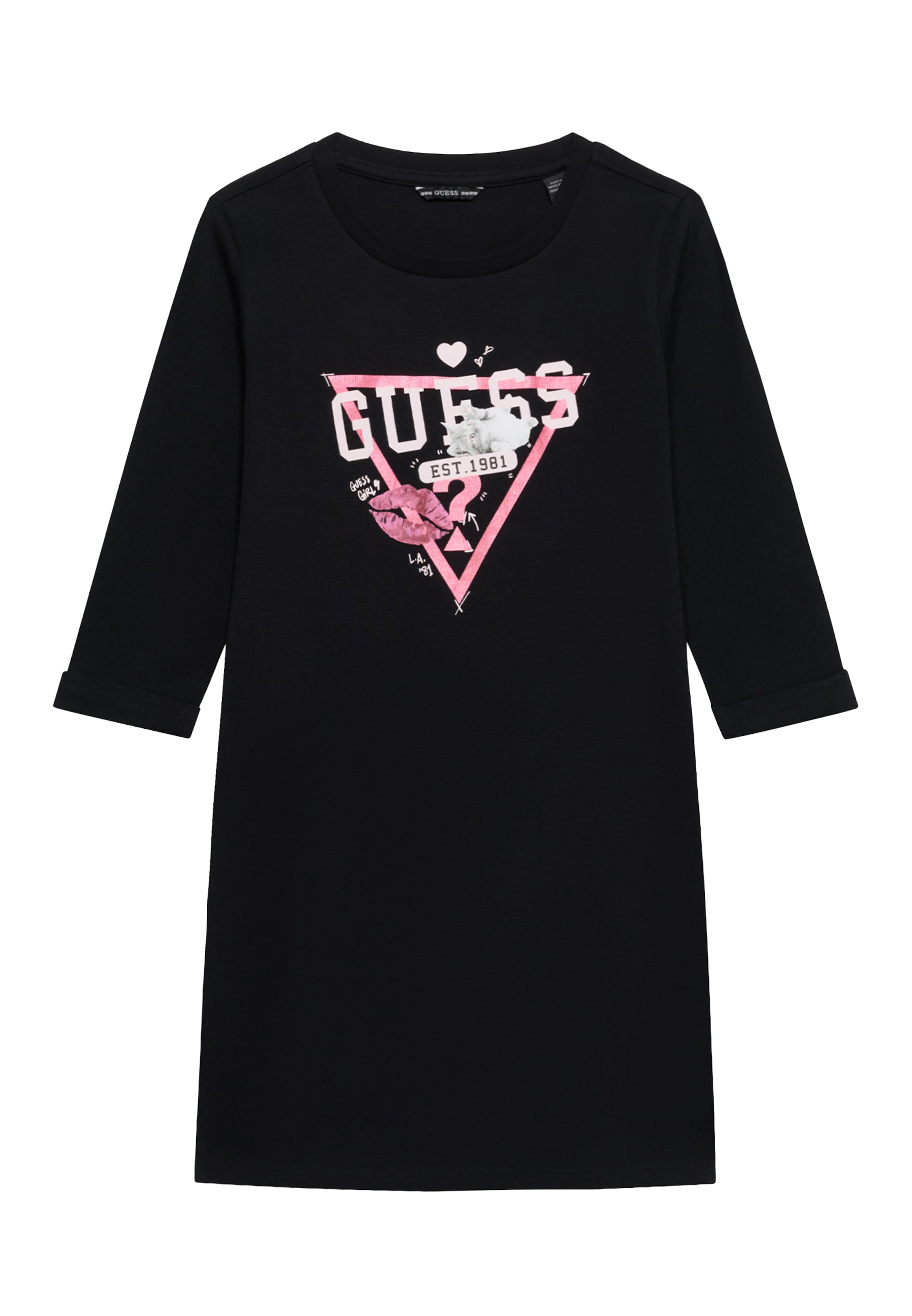 GUESS Платье в Черный: спереди