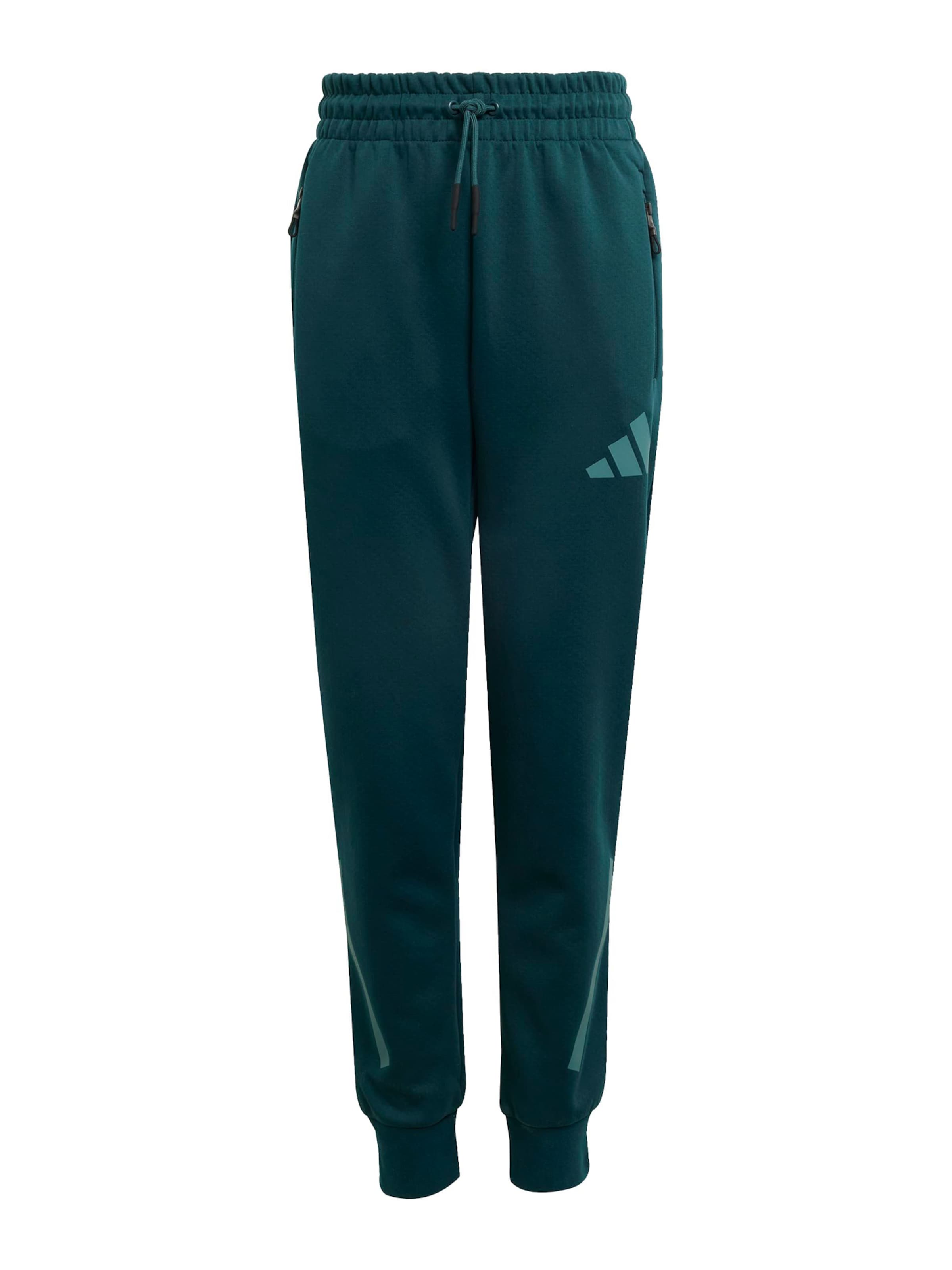 Tapered Pantaloni sport 'Z.N.E.' de la ADIDAS SPORTSWEAR pe verde: față