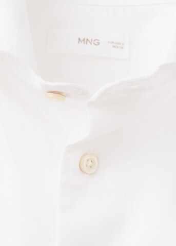 MANGO TEEN Regular fit Button Up Shirt in White