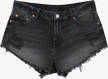 Bershka Normalny krój Jeansy w kolorze czarny: przód