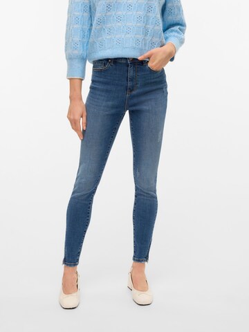 VERO MODA Skinny Jeans 'VMBe' in Blue: front
