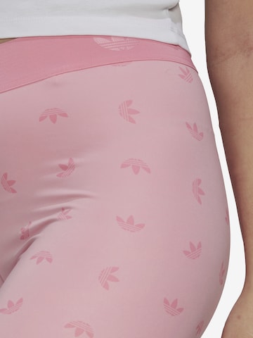 ADIDAS ORIGINALS Skinny Leggings ' High Waist Allover Print' in Roze