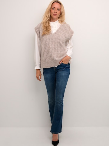 Pull-over 'Unilla' Cream en gris