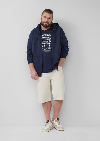 T-Shirt s.Oliver Men Big Sizes en bleu