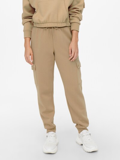 ONLY Cargo Pants 'Gwen' in Light brown, View model