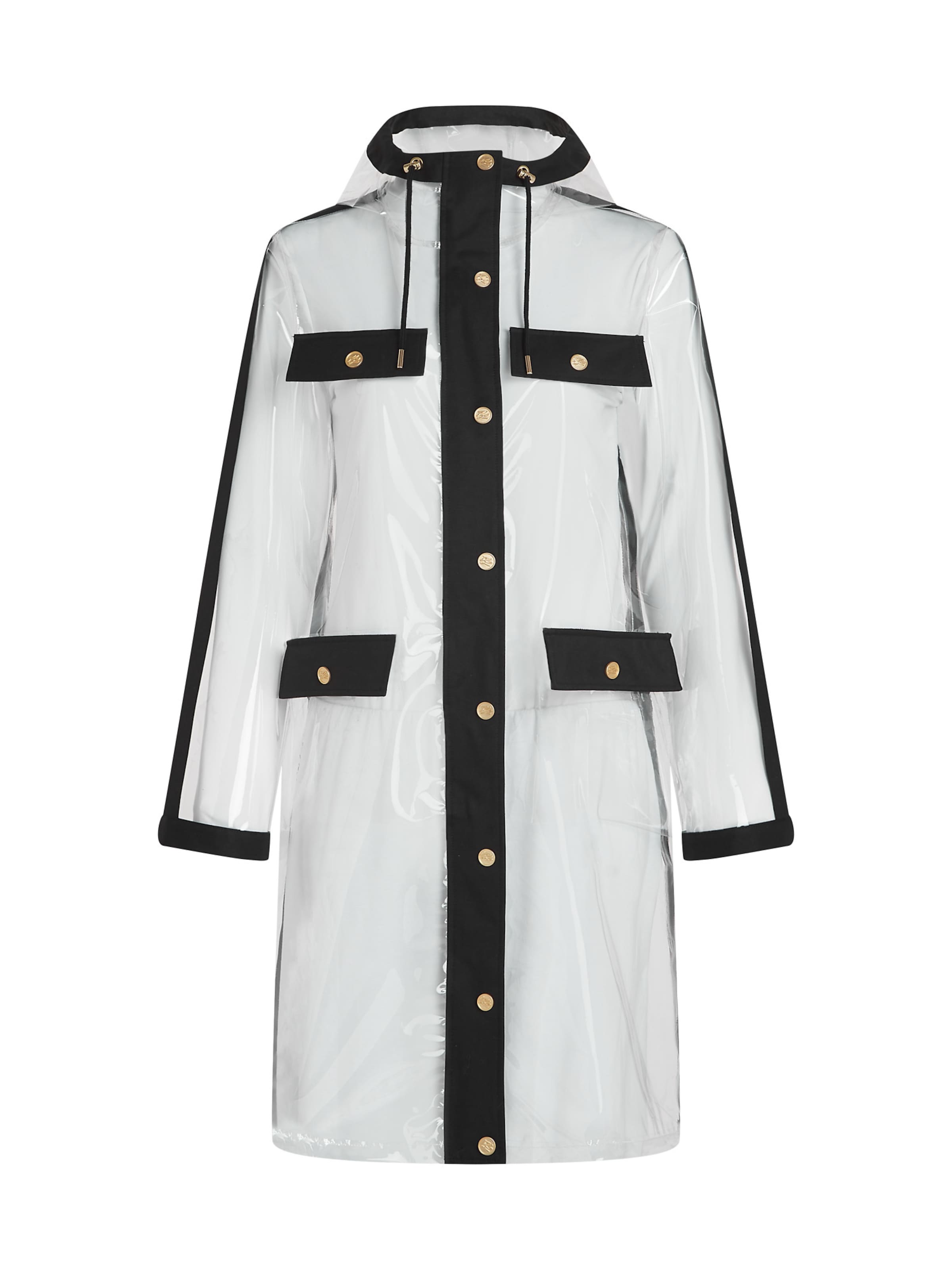 Cappotto funzionale di Karl Lagerfeld in nero: frontale