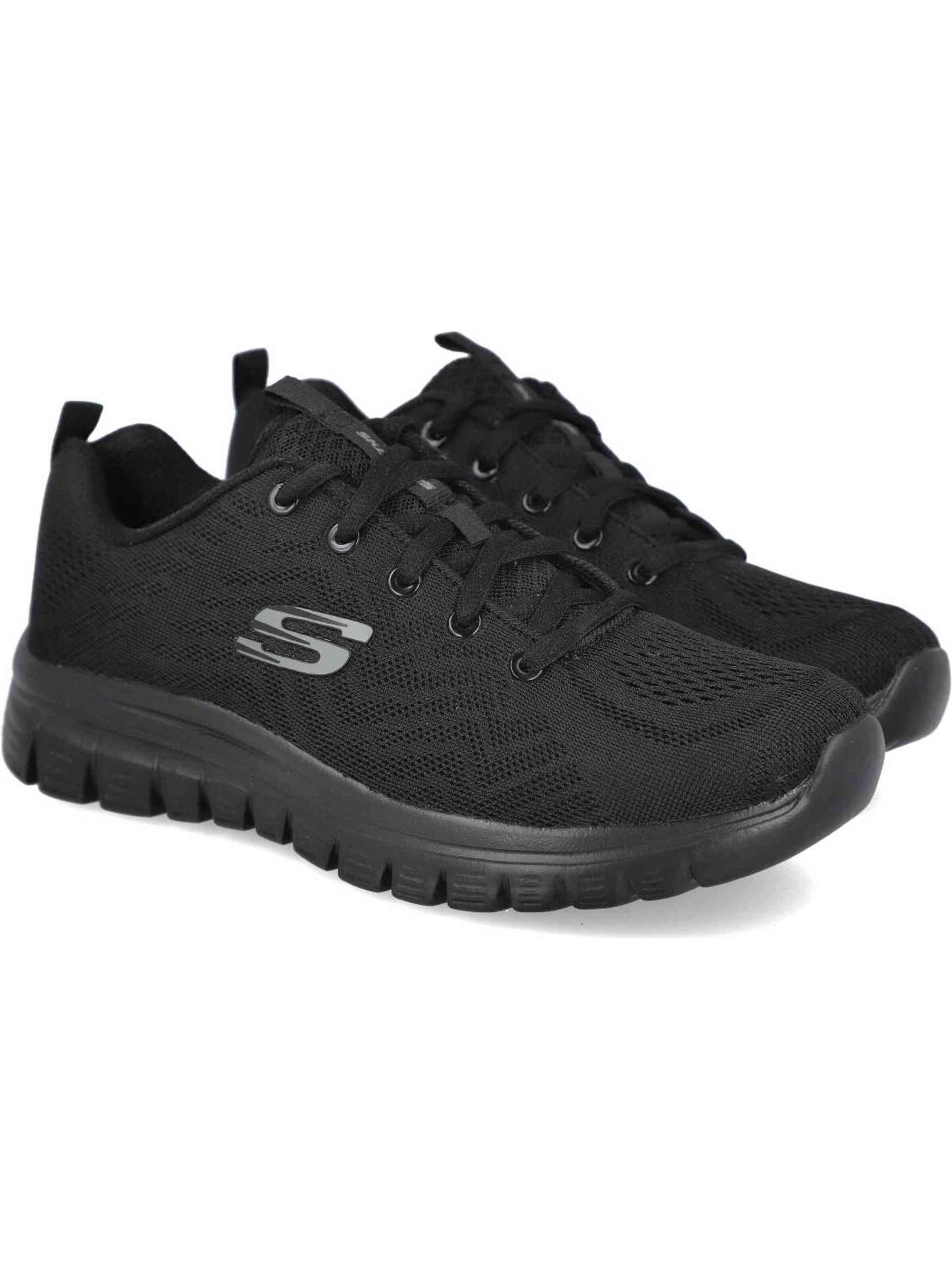 Chaussure de course '070-397596' SKECHERS en noir