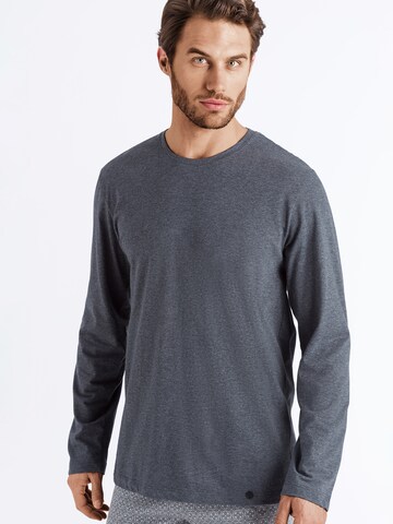 T-Shirt Hanro en gris : devant