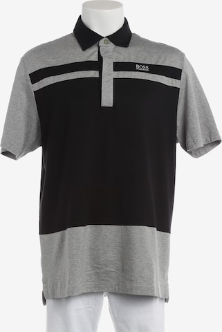 BOSS Green Poloshirt XL in Grau: Vorderseite