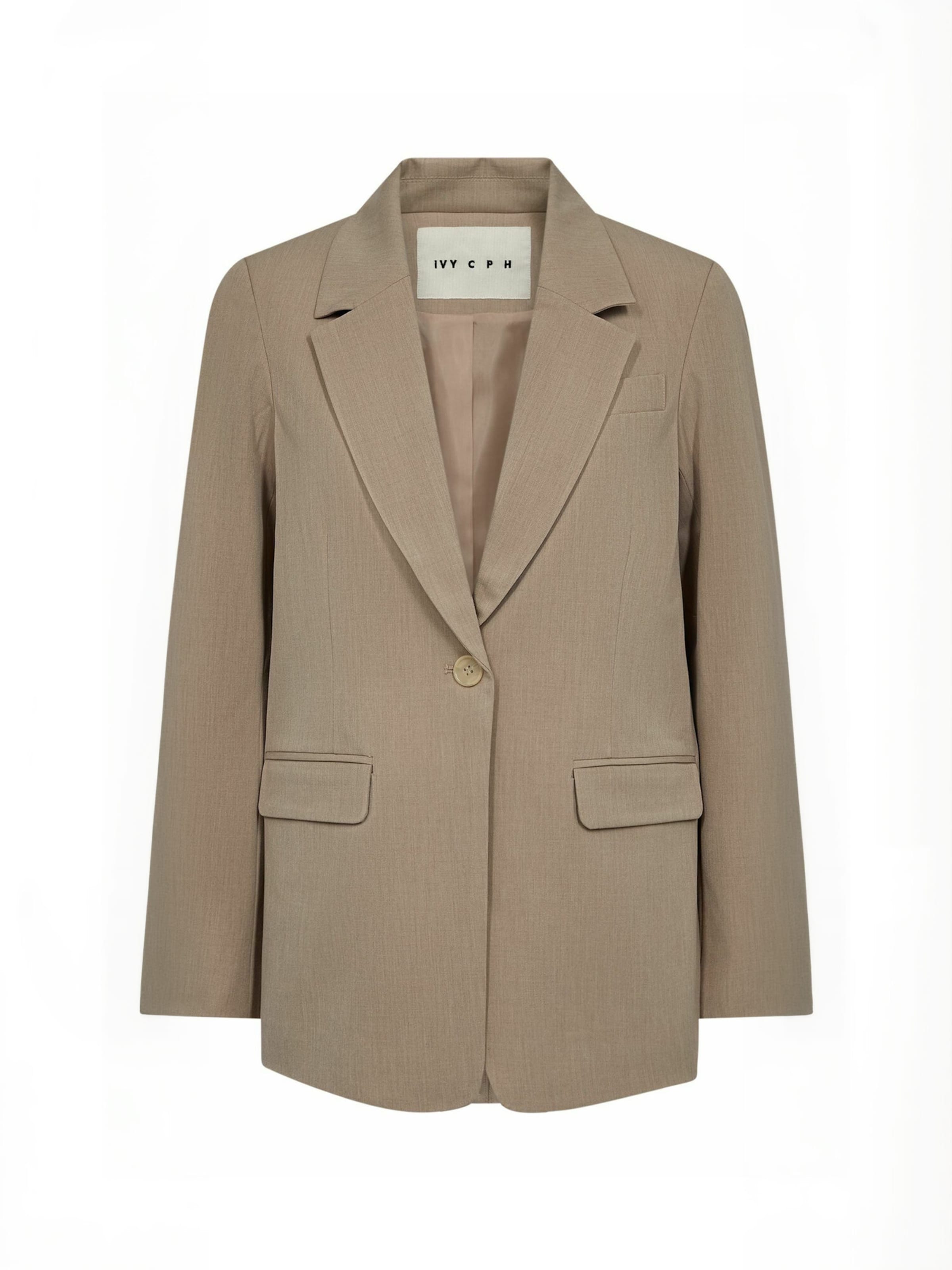 Ivy Copenhagen Blazer ' IVY-Andrea ' in Beige: front