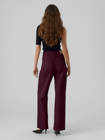 Wide Leg Jean 'VMTESSA' VERO MODA en rouge