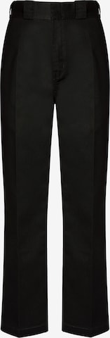DICKIES Trousers with creases in Black: front