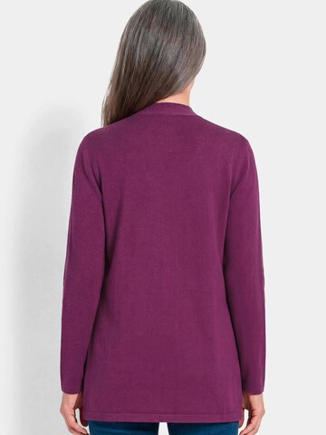 Goldner Knit Cardigan in Purple