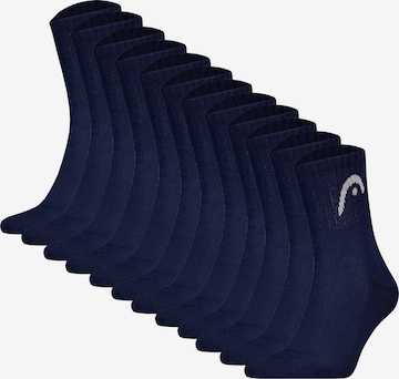 Chaussettes de sport HEAD en bleu : devant