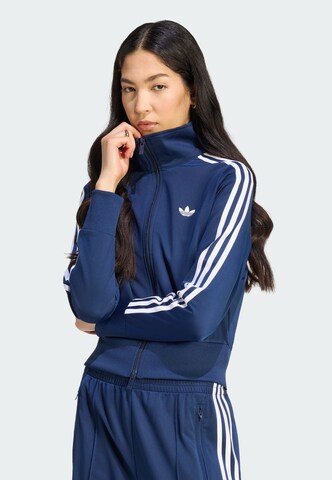 ADIDAS ORIGINALS - Casaco em moletão 'Firebird Classic' em azul: frente