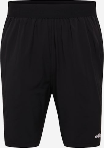 ELLESSE Regular Workout Pants 'Vivaldi' in Black: front