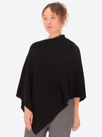 Distretto12 Poncho in Schwarz: Vorderseite