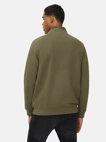 CAMEL ACTIVE Sweatjacke aus Baumwollmix in Grün