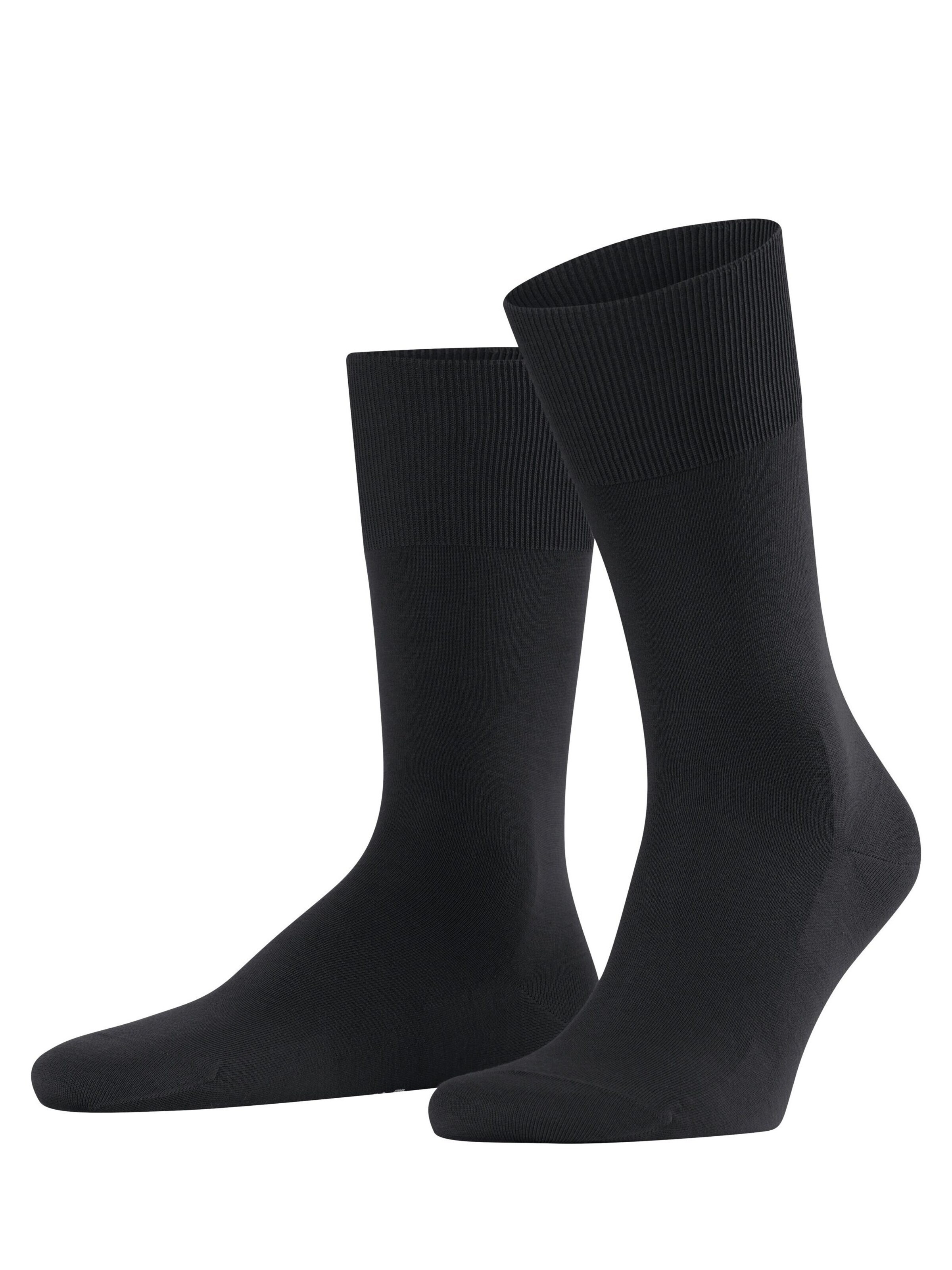 FALKE Socken 'ClimaWool'‌‌‌‌‌‌‌‌‌ in Schwarz: Vorderseite