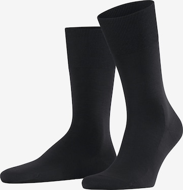 FALKE Socken 'ClimaWool' in Schwarz: Vorderseite