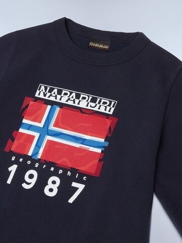 NAPAPIJRI Sweatshirt 'MATS' i blå