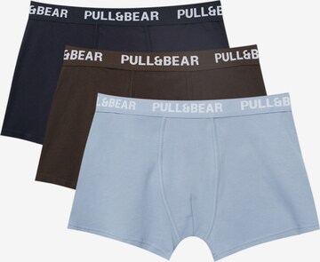 Pull&Bear Boxerky - Modrá: predná strana