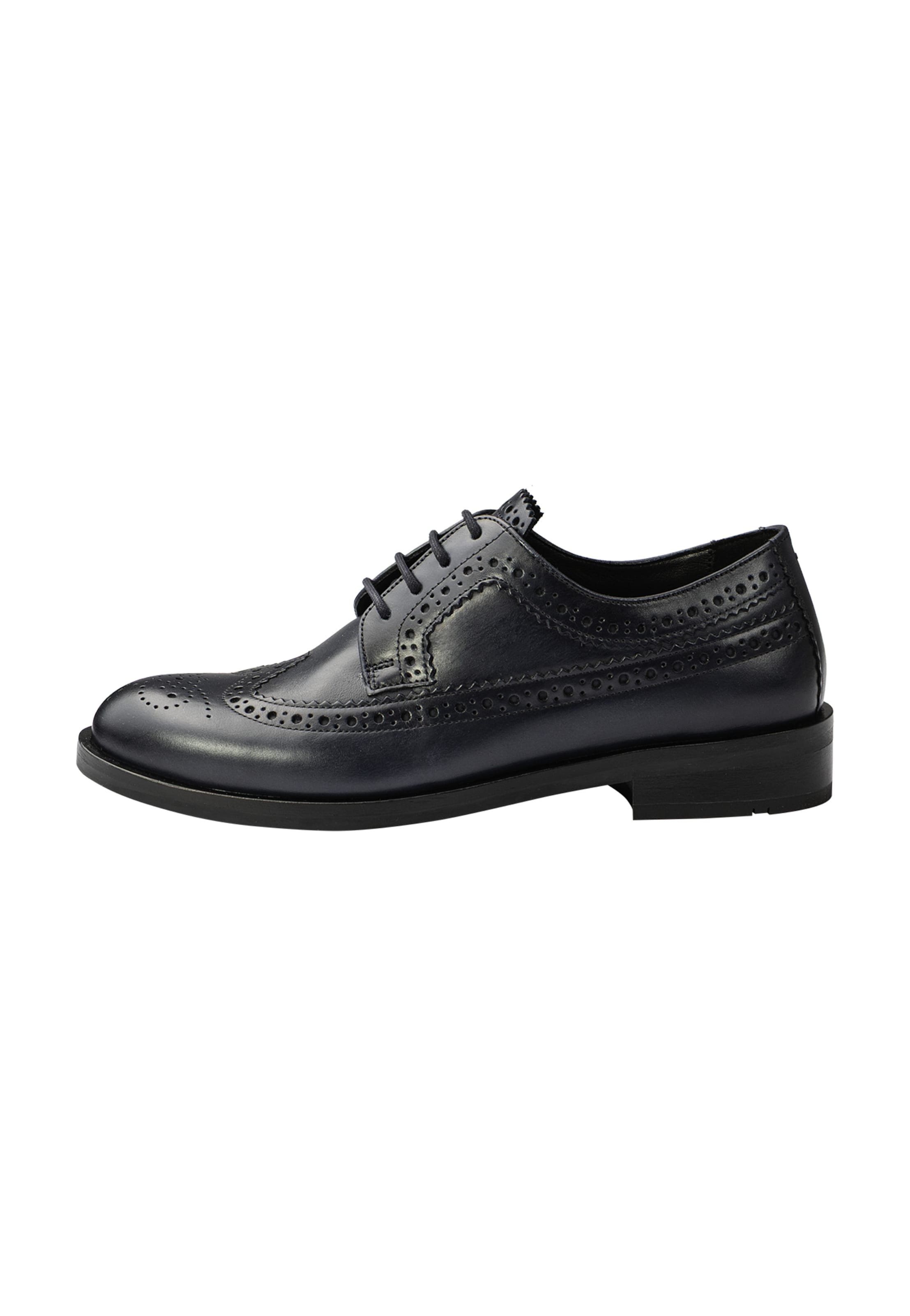 Chaussure à lacets LLOYD en bleu : devant