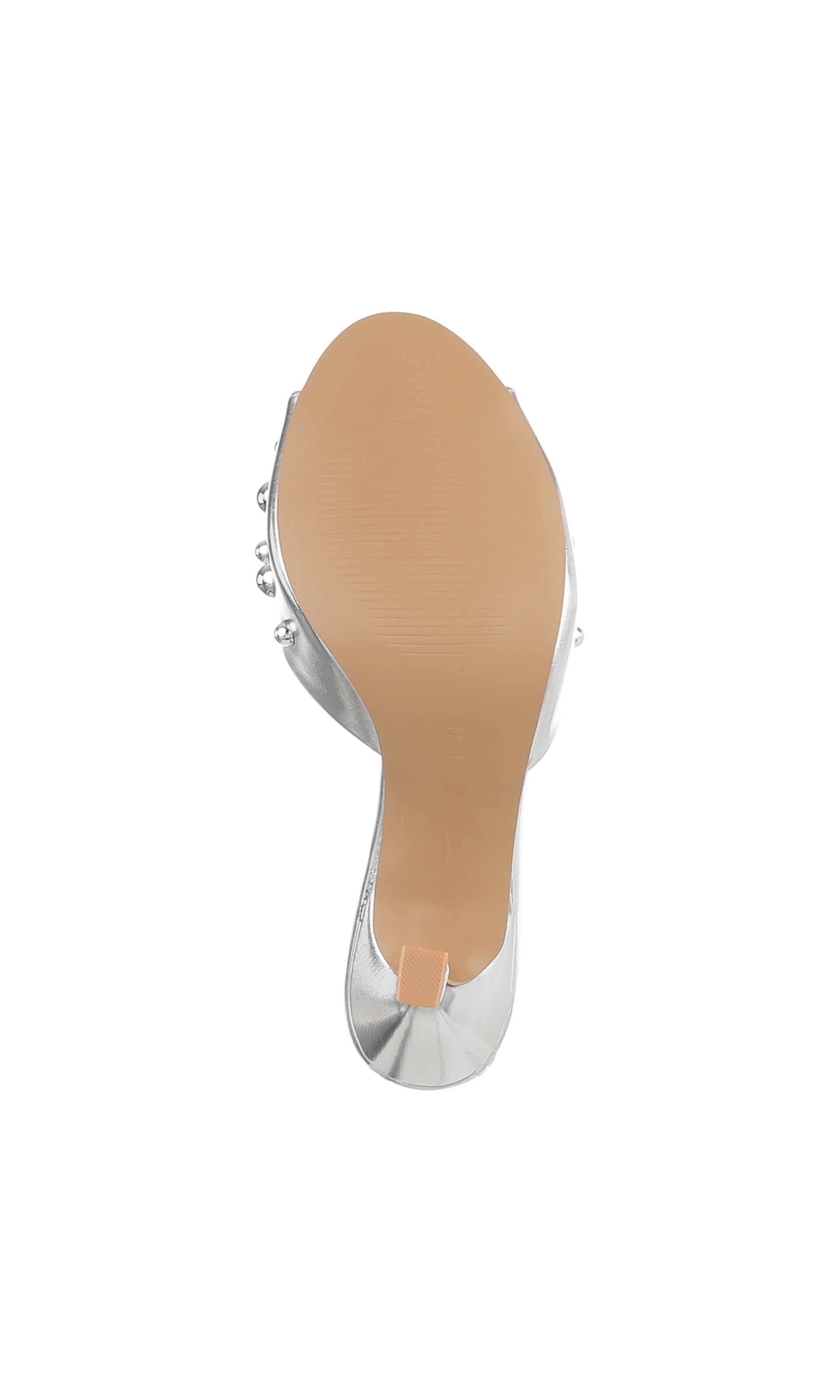 Ital-Design Pantolette in Silber