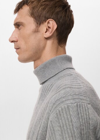 MANGO MAN Sweater 'Marinat' in Grey