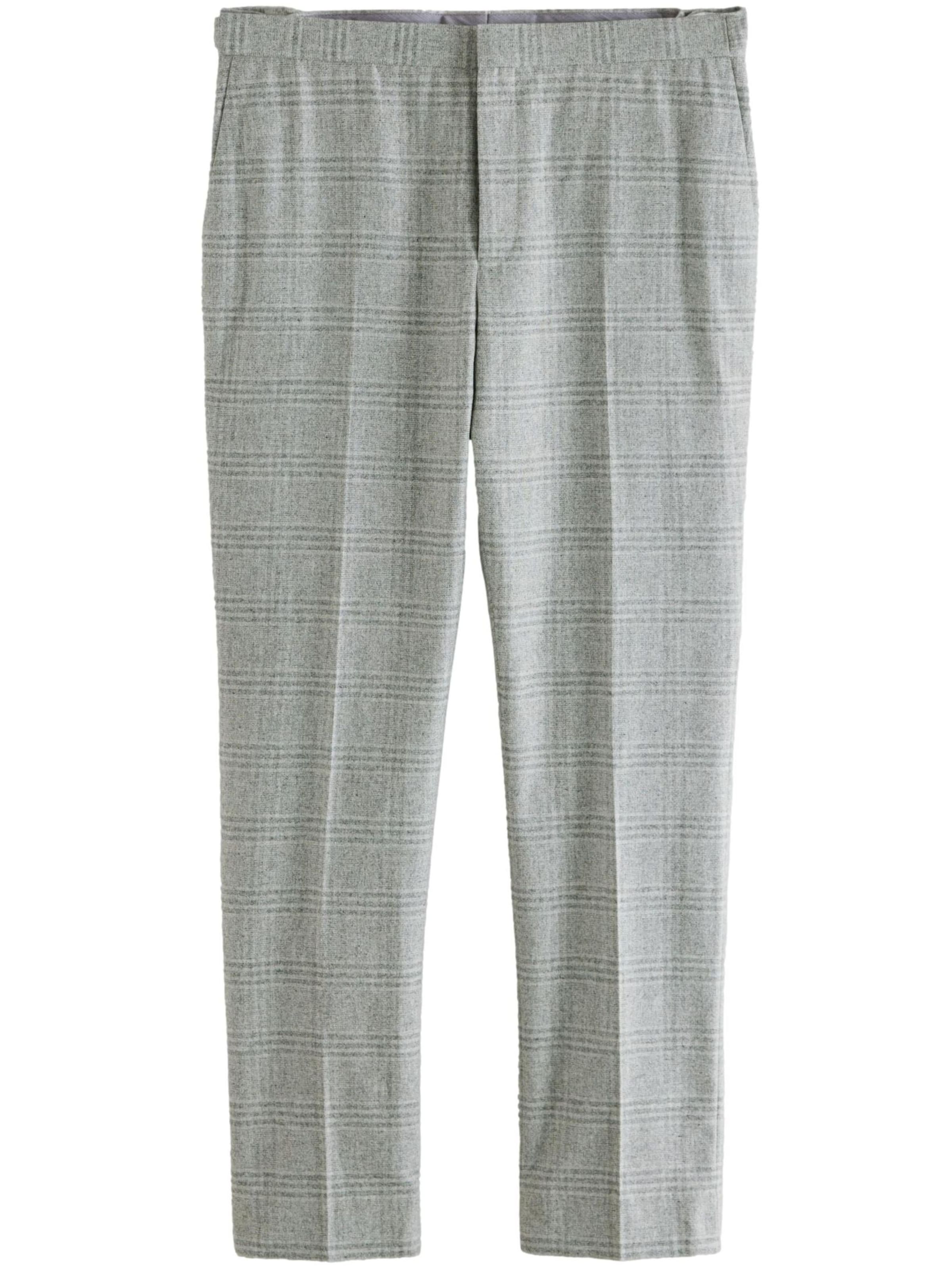 Pantaloni con piega frontale Next di colore grigio / grigio chiaro, Visualizzazione prodotti