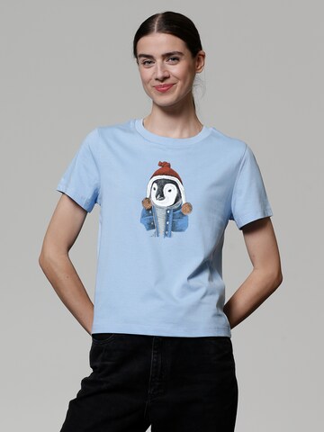 Watapparel T-Shirt in Blau: Vorderseite