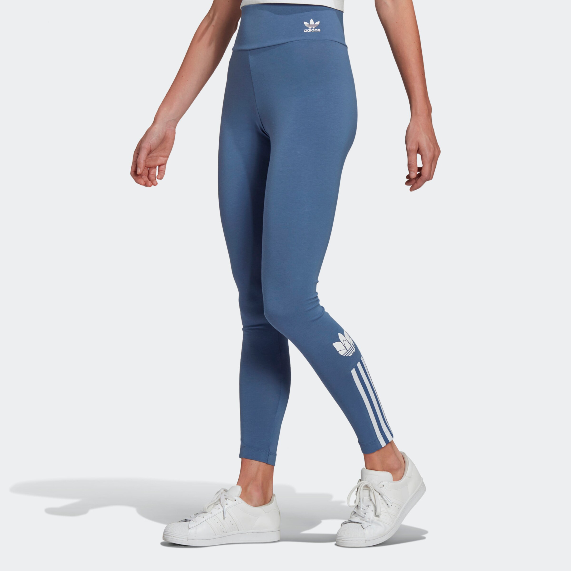 adidas blue leggings womens