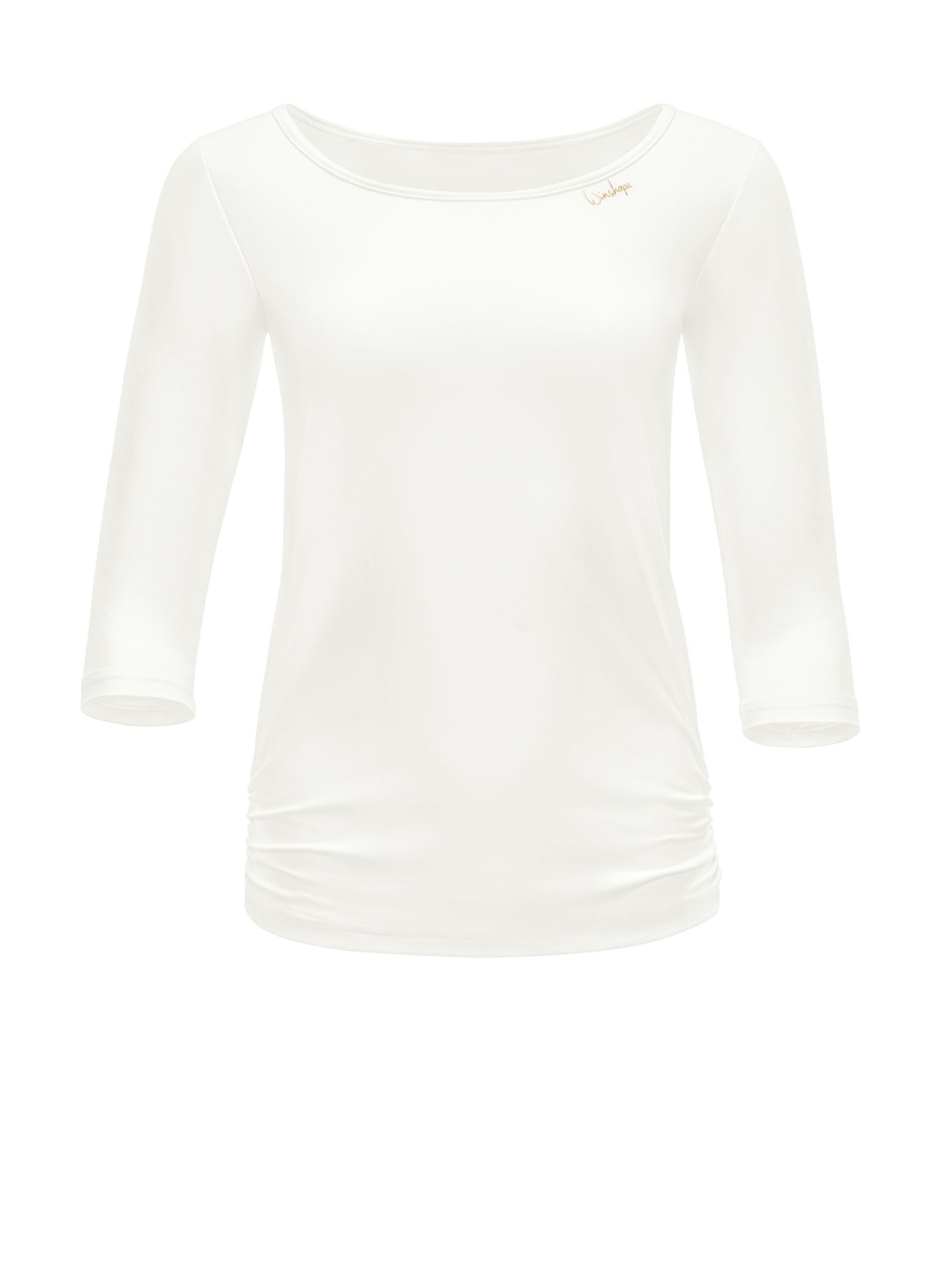 Winshape Haut de sport ' AET139LS ' en crème, Vue avec produit