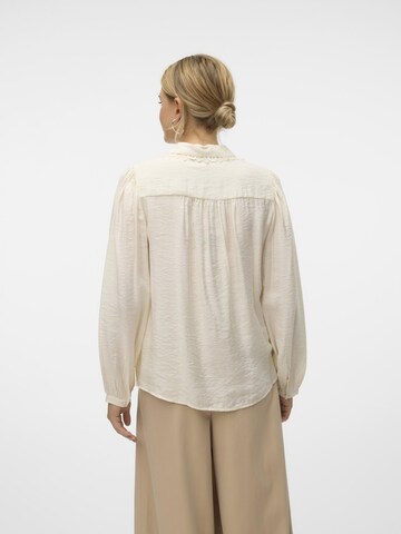 VERO MODA Bluse 'Gina' in Beige