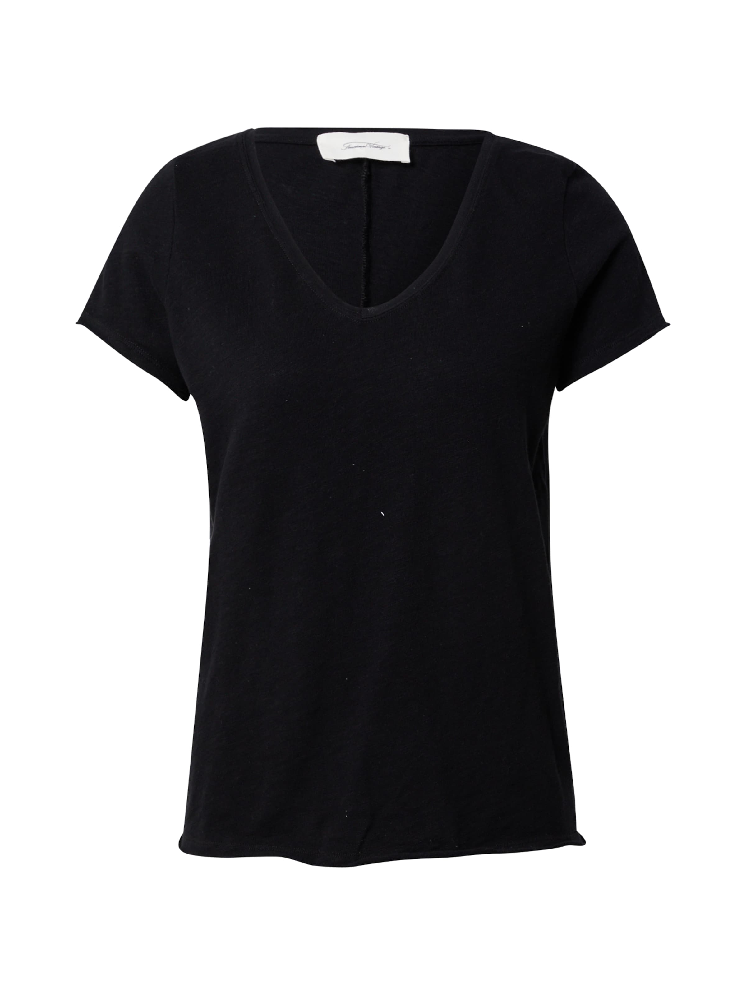 AMERICAN VINTAGE Μπλουζάκι 'Sonoma' σε μαύρο: μπροστά