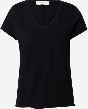 AMERICAN VINTAGE قميص 'Sonoma' بلون أسود: الأمام