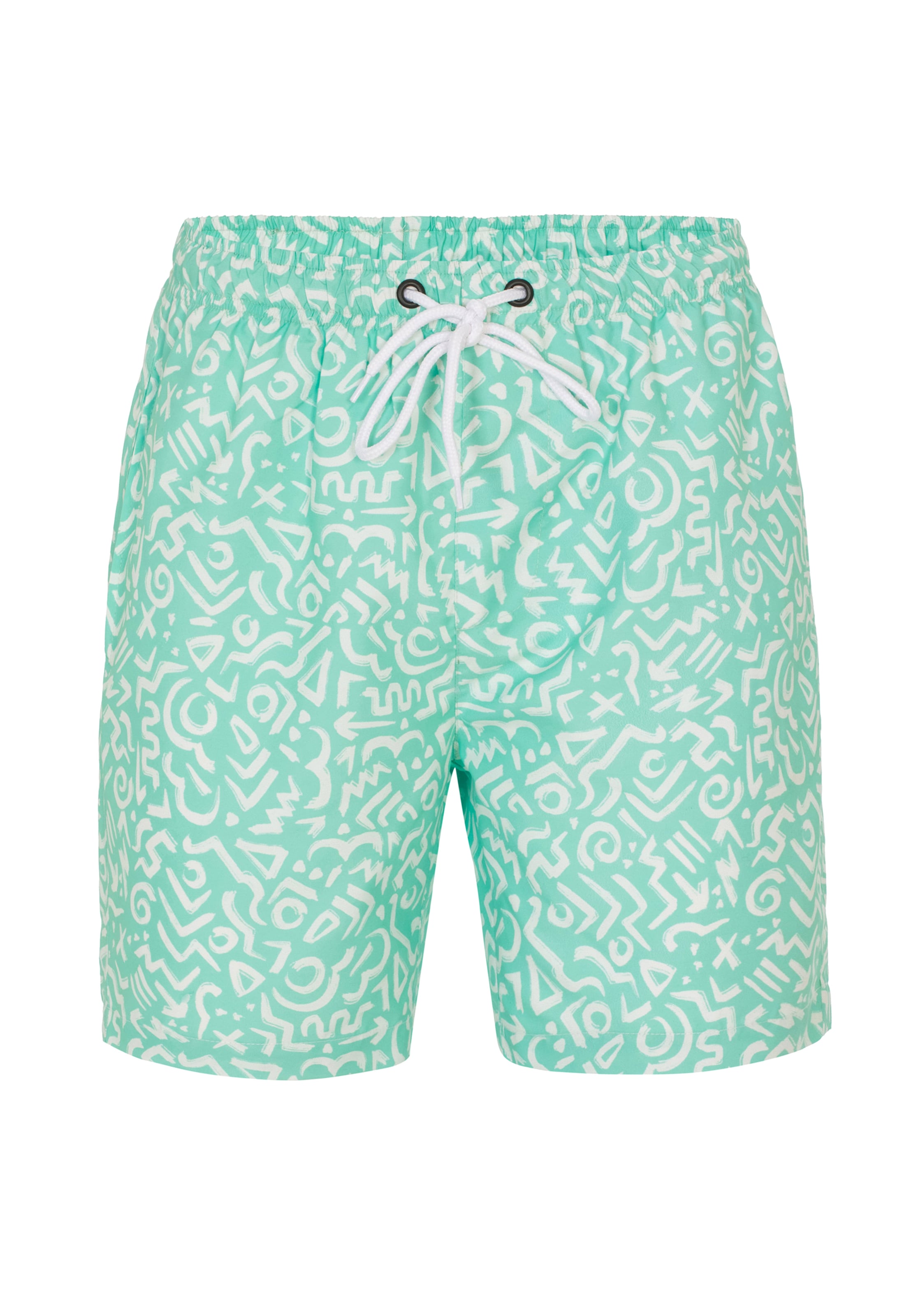 Pantaloncini da bagno di Jimmy Sanders in verde: frontale