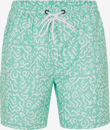 Jimmy Sanders Плавательные шорты в Зеленый: спереди